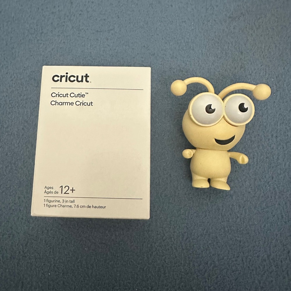 Cricut Cutie French Vanilla Figurine 3 Inch Craft Mascot Collectible with Box